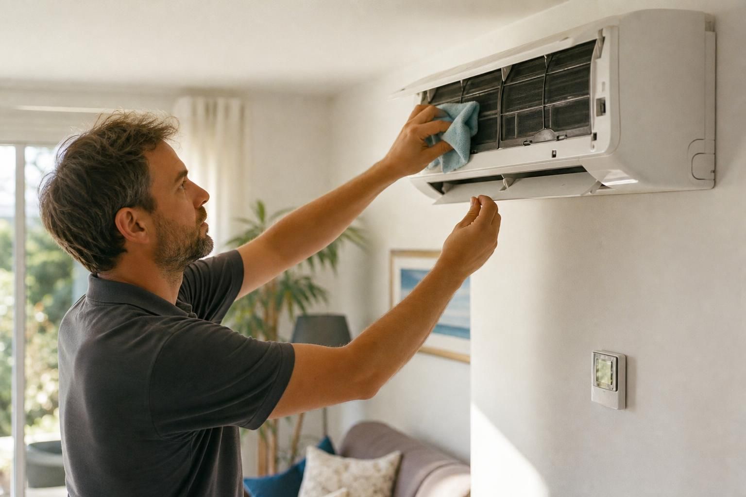 découvrez nos conseils pratiques pour entretenir efficacement votre climatisation réversible entre deux visites de technicien et assurer son bon fonctionnement toute l'année.